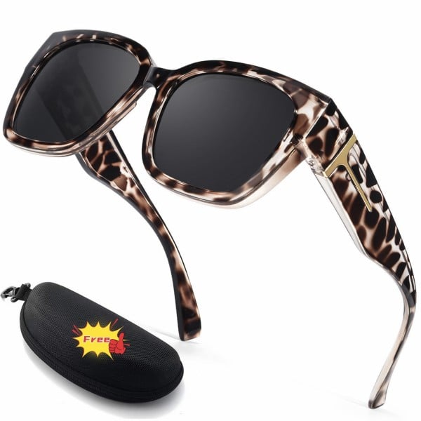 üï∂Ô∏è Polarized Fit Over Sunglasses for Women ‚Äì UV400 Protection Floral Frame Wear Over Prescription Glasses
