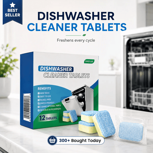 Dishwasher Cleaner Tablets 12-Pack