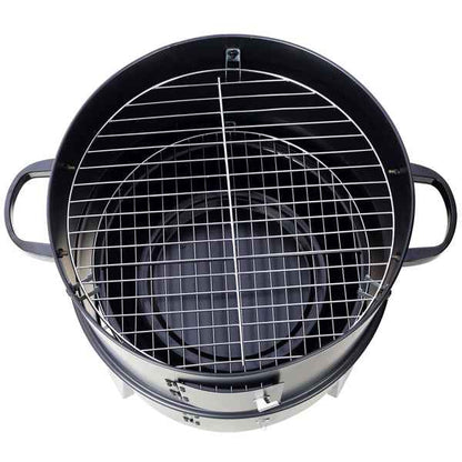 3-in-1 Vertical Charcoal Smoker | Portable Grill & Fire Pit for Camping & Backyard