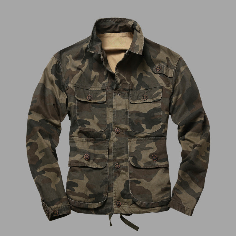 Men's Cotton Camouflage Jacket – Hunting & Outdoor Outerwear