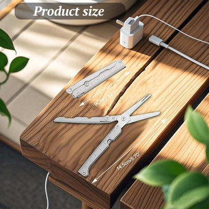 ‚úÇÔ∏è 2-in-1 Foldable EDC Scissors with Built-In Ruler