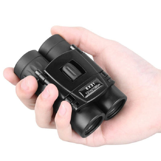 8x21 Compact Waterproof Binoculars – BK7 Prism with FMC Lens Coating