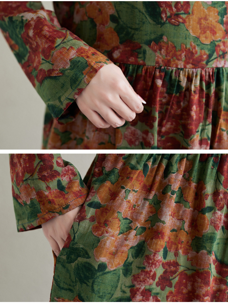 Floral Print Smock Dress for Women with Pockets | Eva Trends