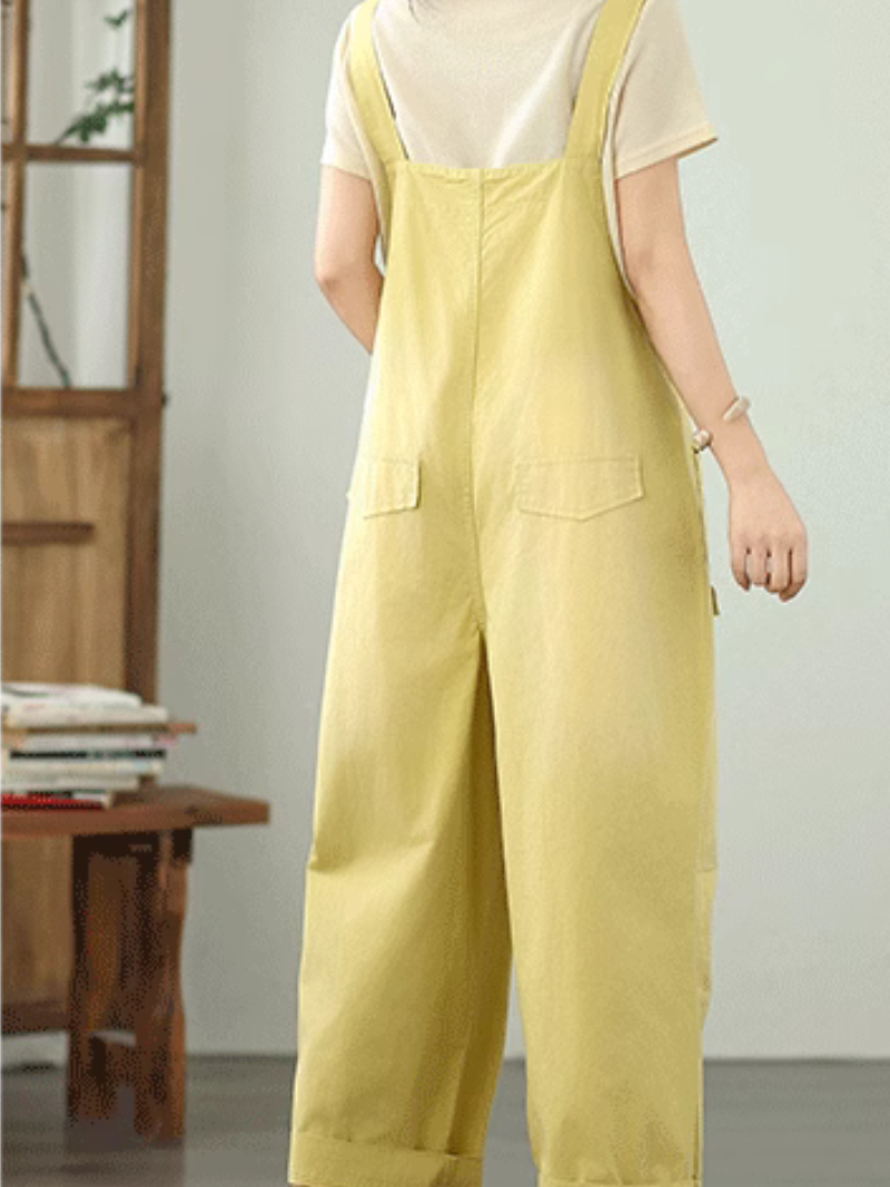 Light & Versatile Women's Summer Loose Fit Dungarees | Eva Trends
