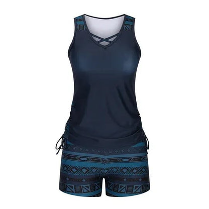üåäWomen's Fashion Two-Piece Tankini Set