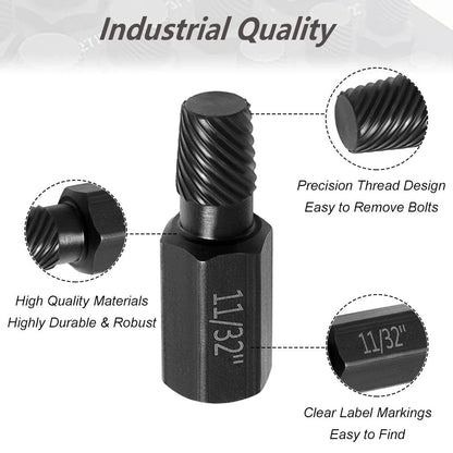 Dailyardtool¬Æ Broken Head Bolt Screw Cap Extractor Broken Head Screw Hexagon Socket Bolt Removal Tool
