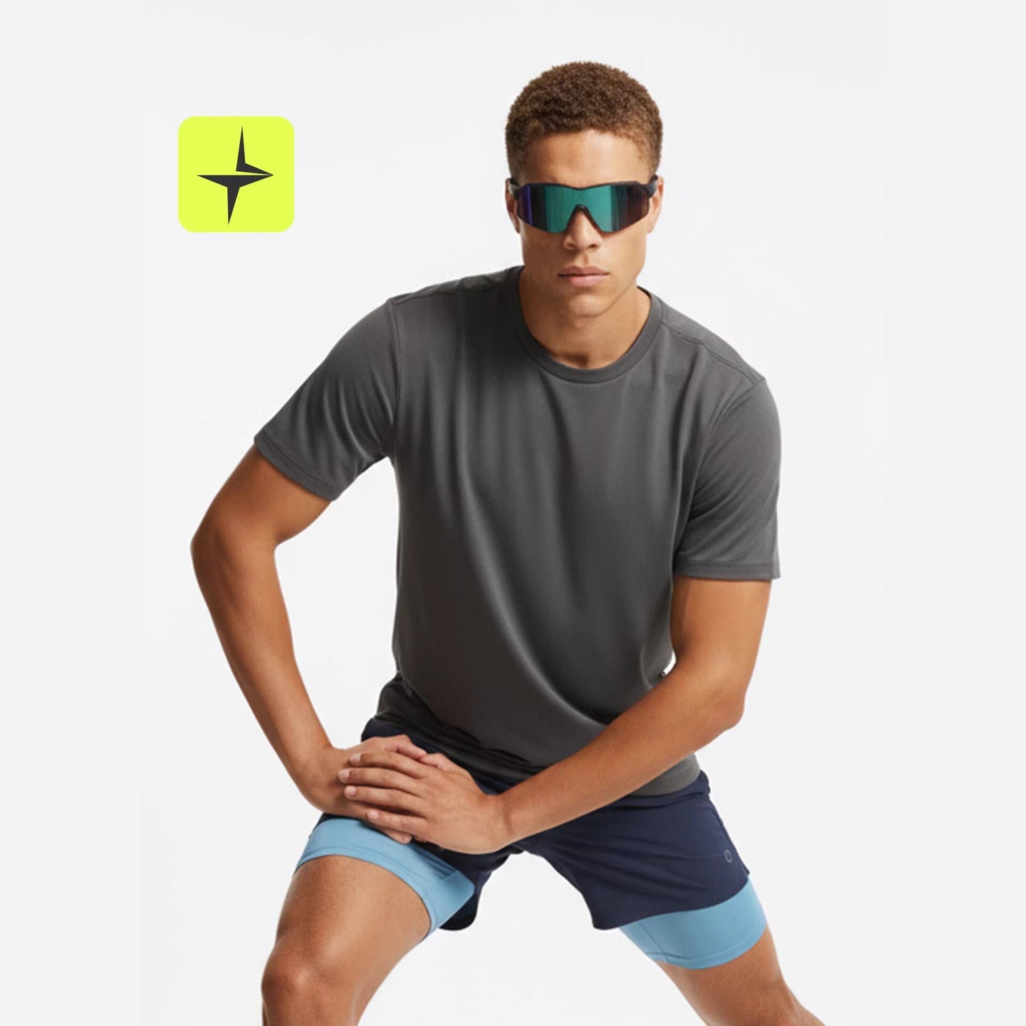 Matching Couples Quick-Dry Short-Sleeve Sport T-Shirt