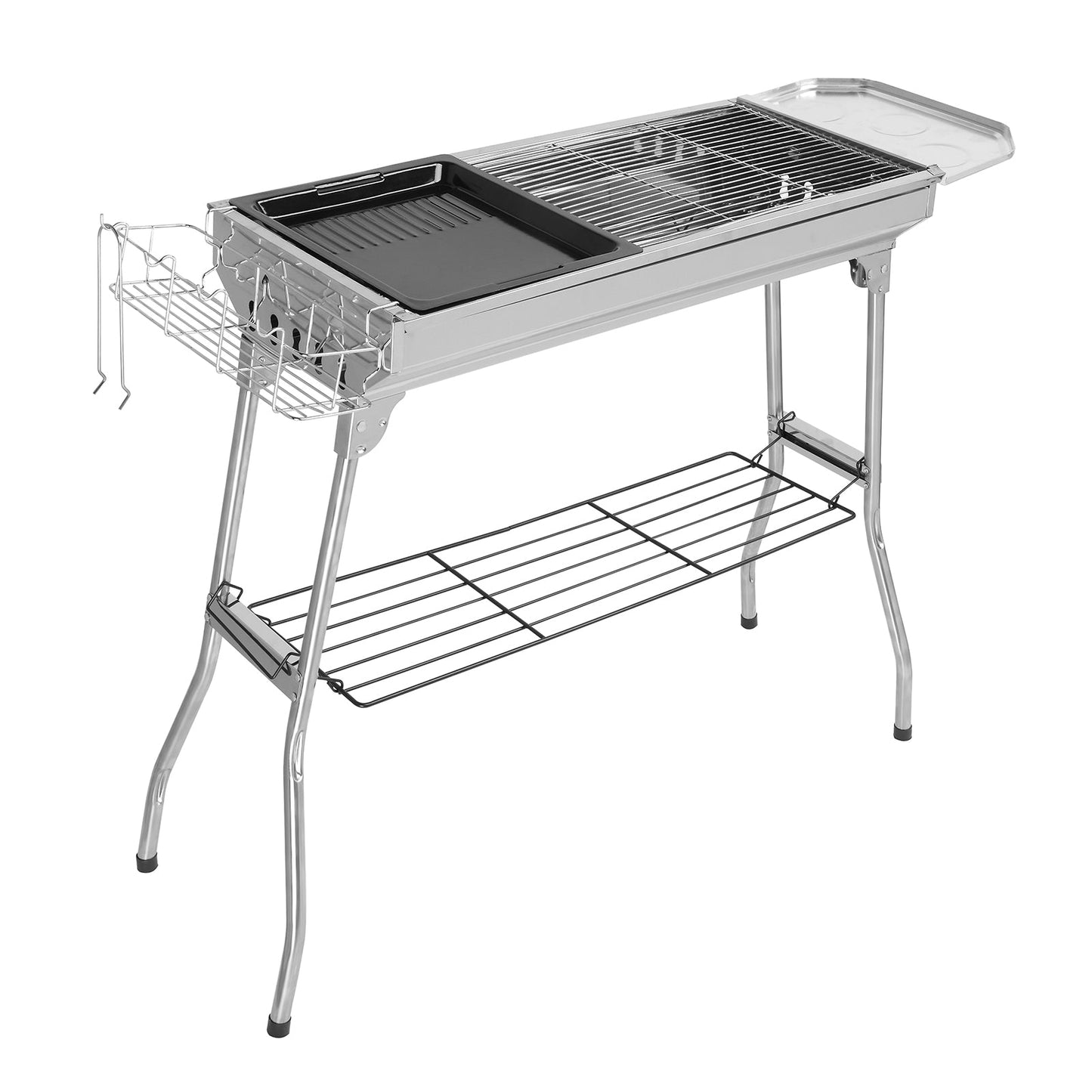 Portable Stainless Steel BBQ Grill – Compact Outdoor Grill