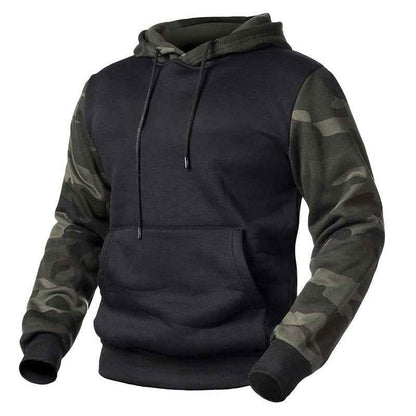 Men's Camouflage Pullover Sweatshirt – Casual Outdoor Sweatshirt