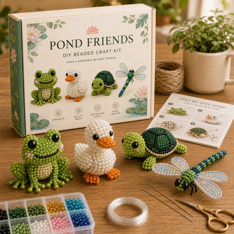 üßµ‚ú®DIY Petite 3D Beaded Animal Craft Kit
