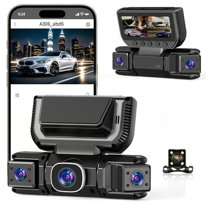 Dailyardtool¬Æ 360¬∞ Car DVR WiFi 4Channels Dash Cam Video Recorder