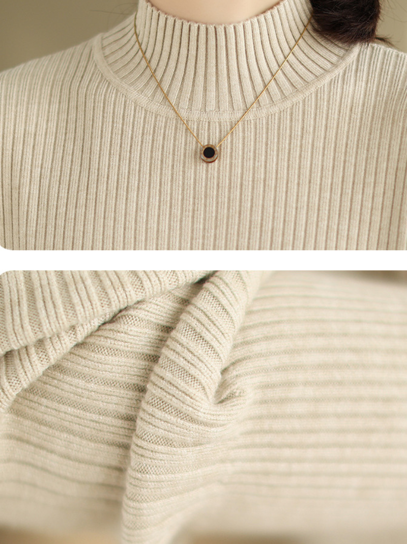 Cozy Women's Knitted Turtleneck Sweater | Eva Trends