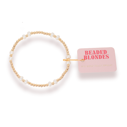 Bethani Pearl Bracelet: Standard 6.75 inch