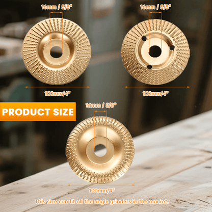 ‚öíÔ∏èHeavy-Duty Wood Carving Disc Set (3PCS)