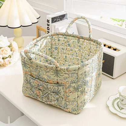 üíêüí•Boho Fabric Storage Basketüå∏