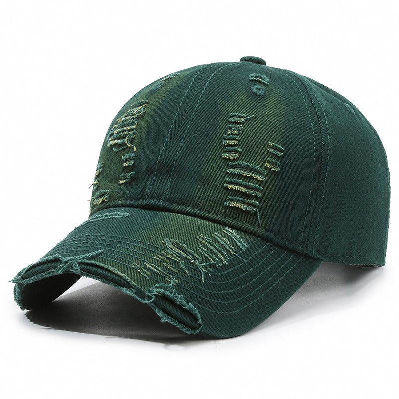 Vintage Washed Baseball Cap – Cotton, Adjustable, 8 Colors
