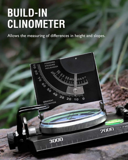 Dailyardtool¬Æ Multifunctional Military Aiming Navigation Compass Compass