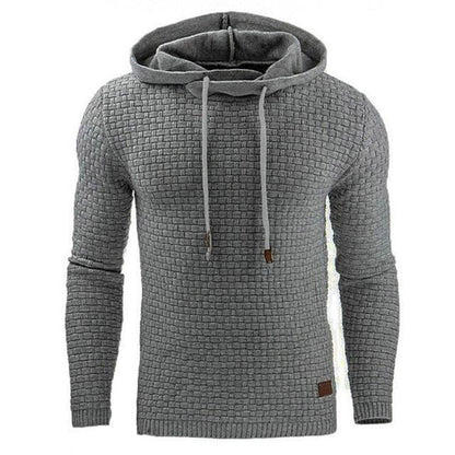 Men's Pullover Hoodie Sweatshirt – 9 Colors, Sizes S–3XL, Cotton Blend