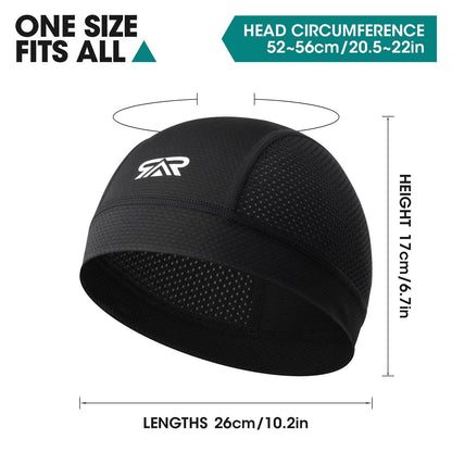 üß¢  Breathable Skull Cap | Lightweight Sweat-Wicking Head Wrap