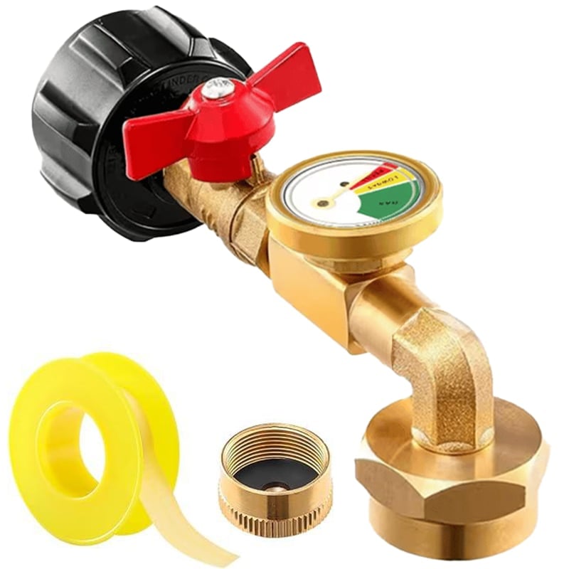 ‚ú® Top-Rated Propane Refill Elbow Adapter with Tank Gauge