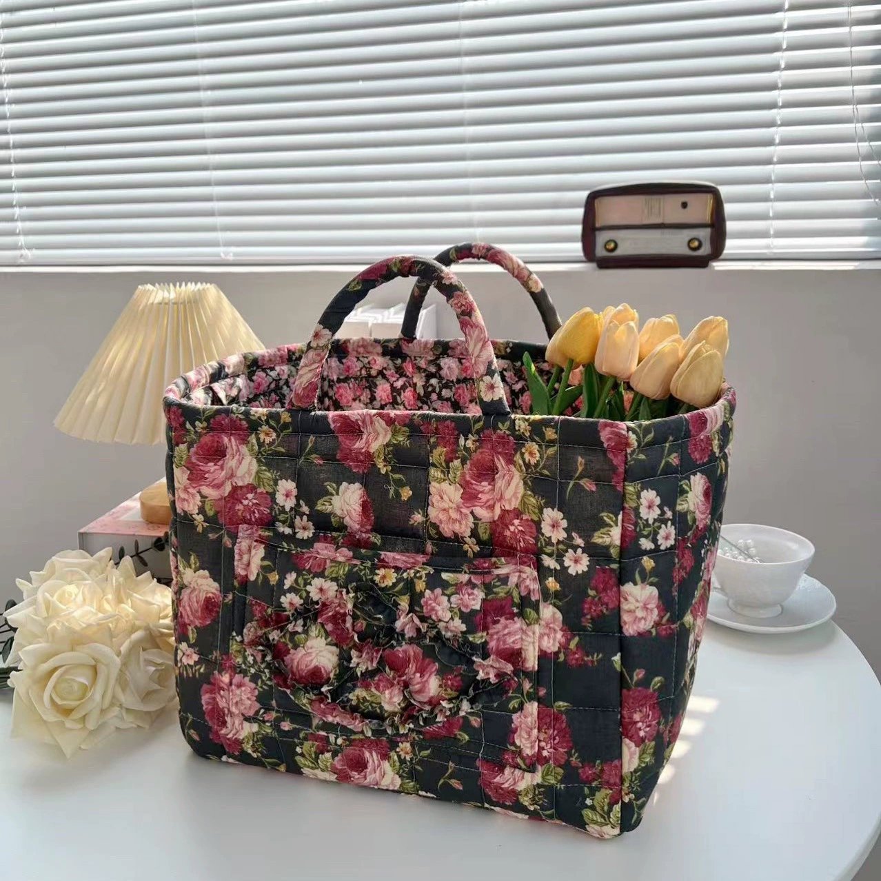 üíêüí•Boho Fabric Storage Basketüå∏