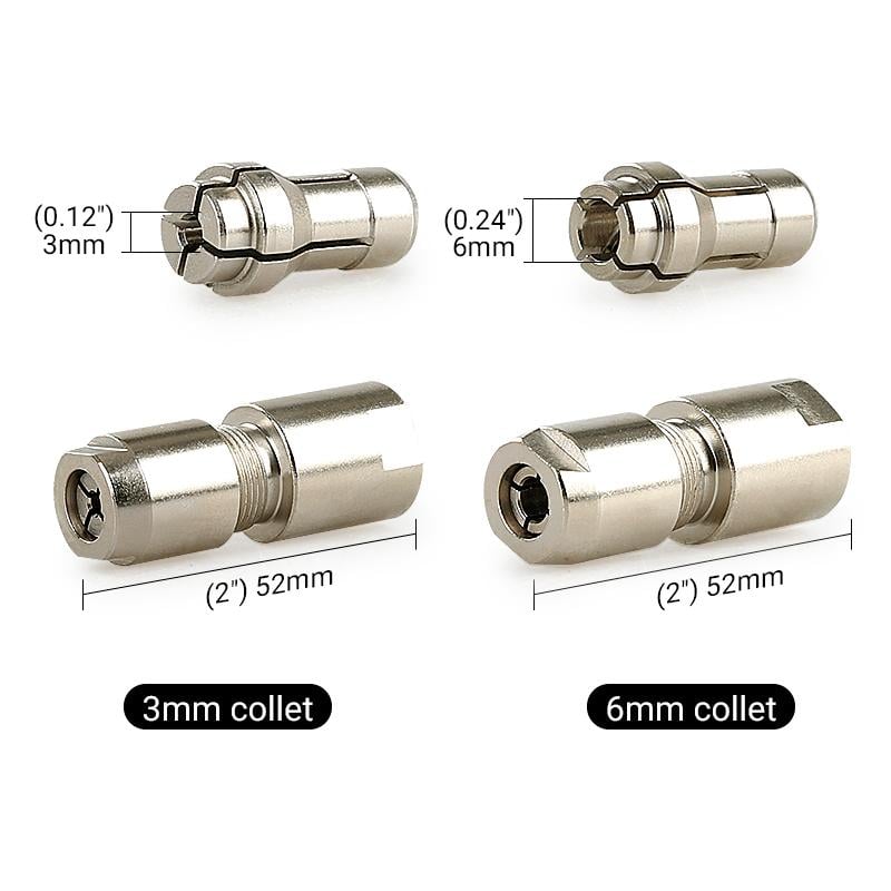 ‚öôÔ∏èAngle Grinder Conversion Kit üîß 3mm/6mm Dual Collet ‚Äì Universal Straight Grinder Adapter for Carving & Polishing