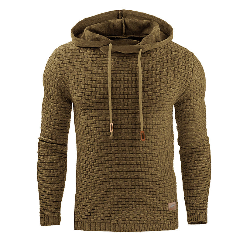 Men's Pullover Hoodie Sweatshirt – 9 Colors, Sizes S–3XL, Cotton Blend