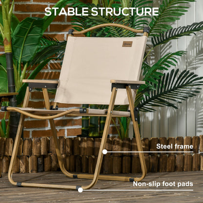 Folding Camping Chairs — Set of 2, 286 lb Capacity