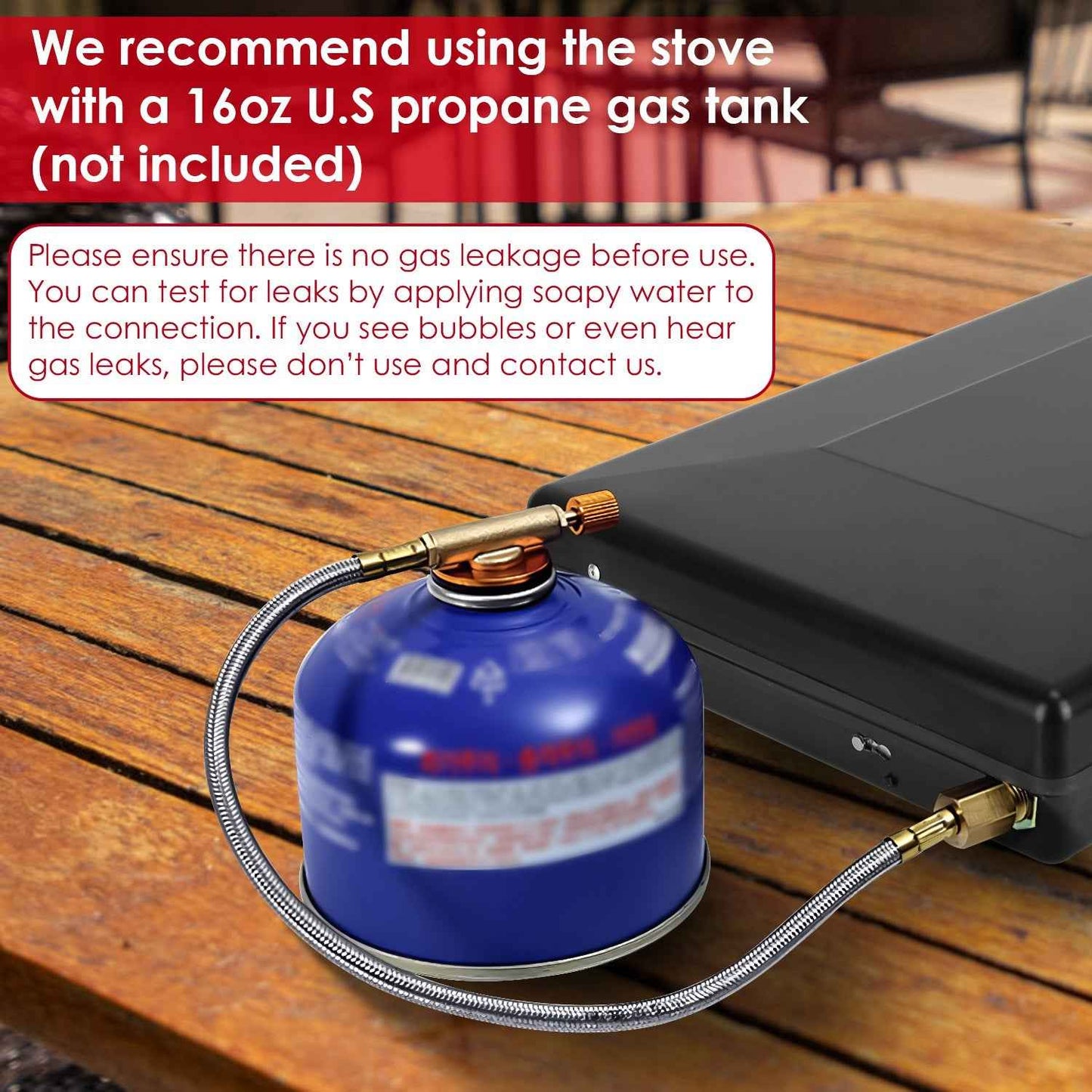 3-Burner Portable Propane Camping Stove – 20,500 BTU, Foldable with Windshield, Oil Tray & Grilling Mesh