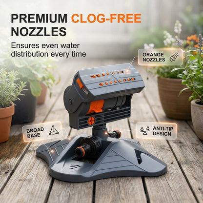 Adjustable Oscillating Sprinkler Wide Coverageüí¶‚ú®