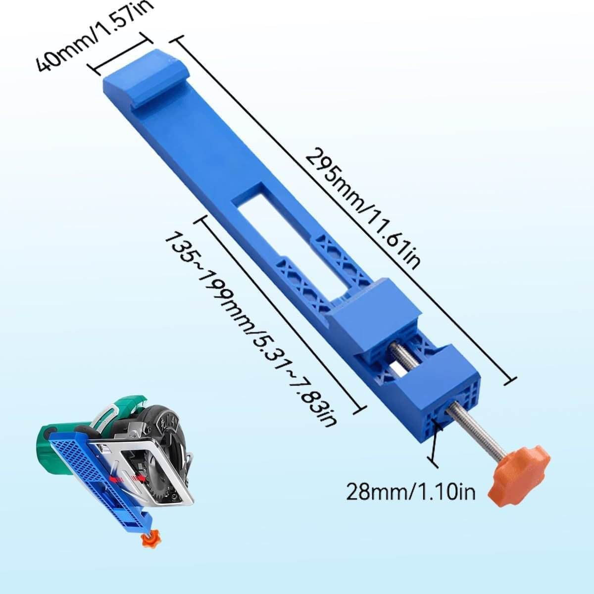 Dailyardtool¬ÆDailyardtool¬Æ Adjustable Cutting Machine Base Guide