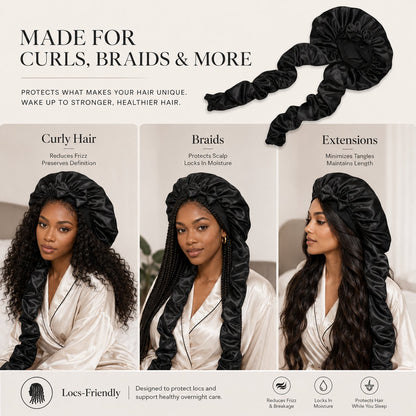 BUY 1 GET 1 FREEüî• Silk Bonnet for Long Curly Hair