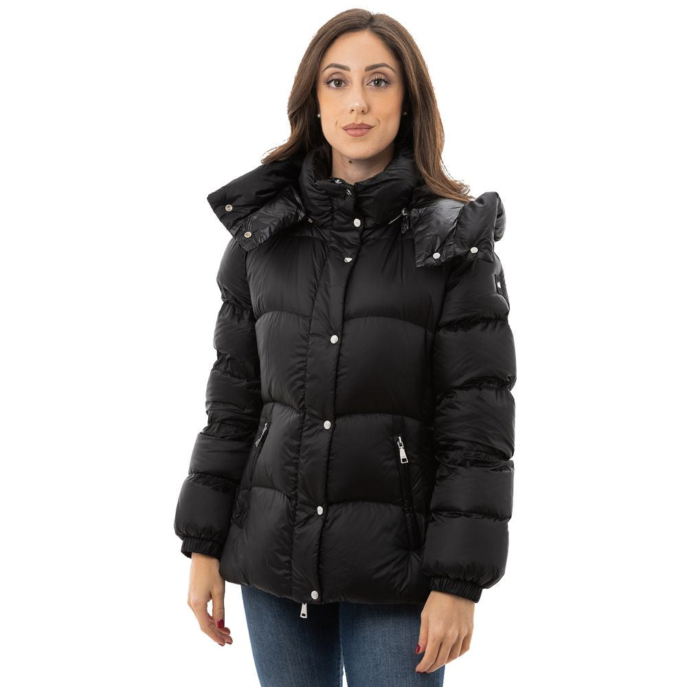 Add Black Polyamide Coat