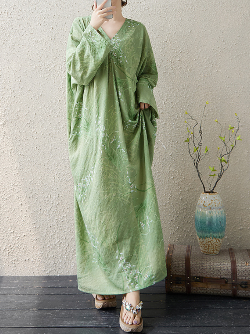 Women's  Summer Spirit and Bold Style Kaftan Dress