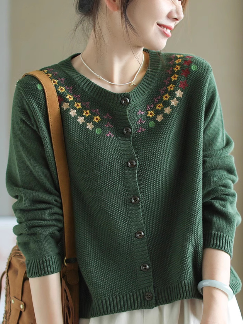 Classic Women's Soft Crew Neck Sweater | Eva Trends