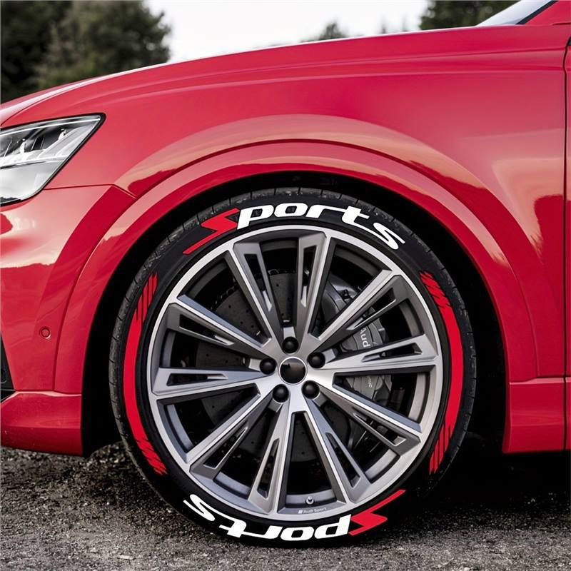 üî•4Pcs 3D Car Tire Stickers ‚Äì Waterproof Universal Wheel Decals | Motorcycle Auto Exterior Accessories