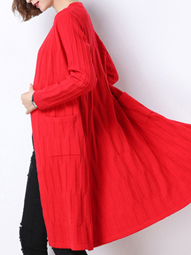 Chic Women's Long Knitted Cardigan | Eva Trends