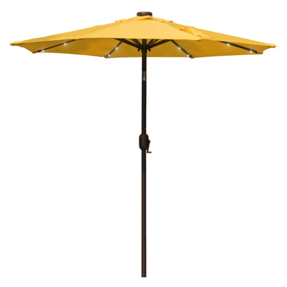 7ft Outdoor Patio Umbrella with Tilt & Crank – UV-Resistant Sun Shade