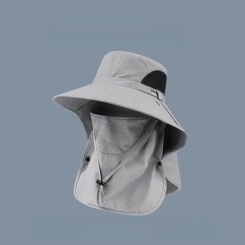 üåûSpring/Summer Fisherman's Hat Detachable Outdoor Sun-Protective Face CoveringüèïÔ∏è (Adjustable & Lightweight Comfort & Unisex Fit)