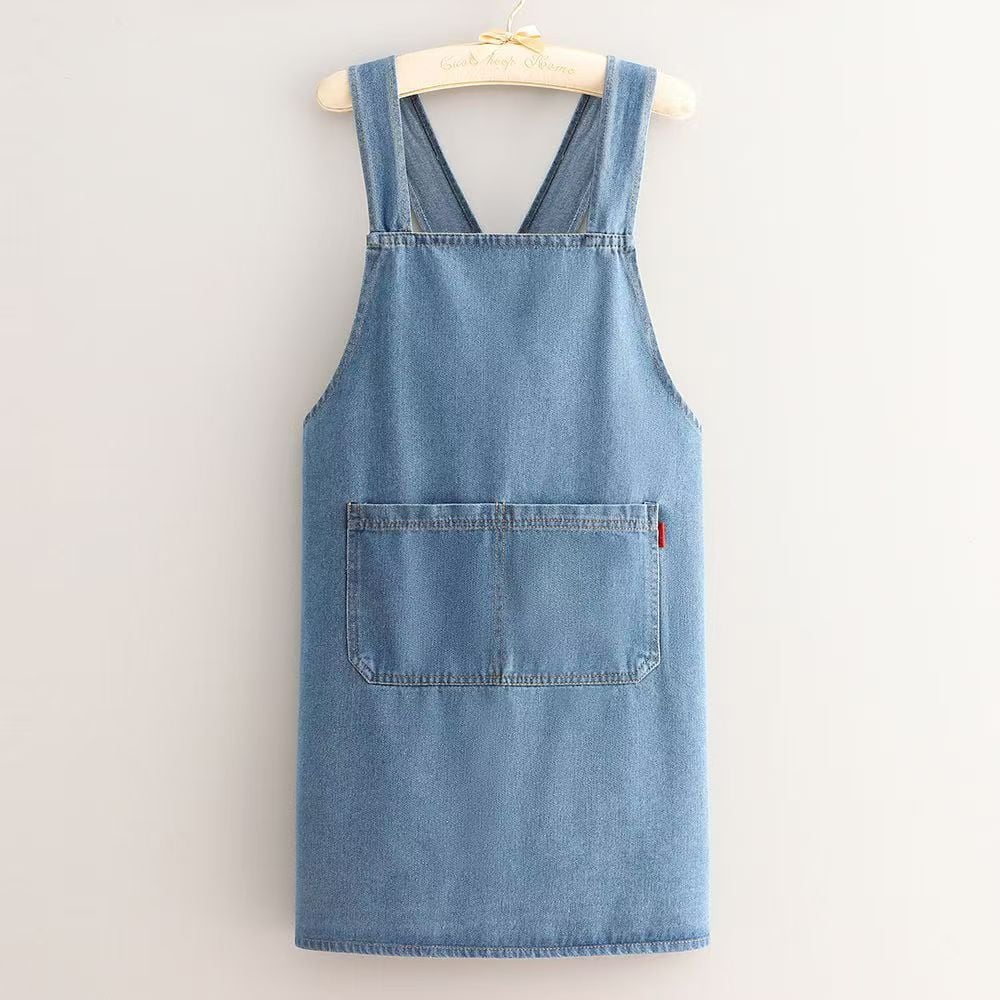 üî•Cloud-Fit Denim Apron | Ergonomic Cross-Back Design