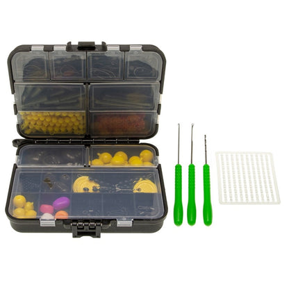 328-Piece Carp Fishing Tackle Kit – Swivels, Bait, Floats, Hooks & Accessories