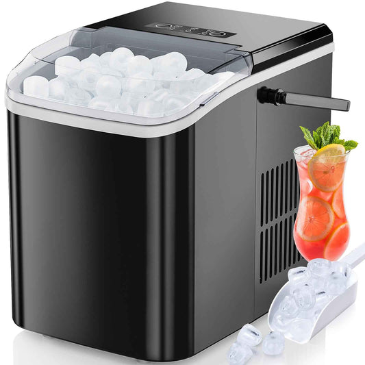 Portable Countertop Ice Maker | 26 lbs/Day, 2 Ice Sizes, Self-Cleaning