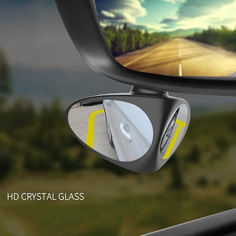 Dailyardtool¬Æ HD Car Blind Spot Elimination Mirror - 360¬∞ Rotatable, Rain/Fog Resistant