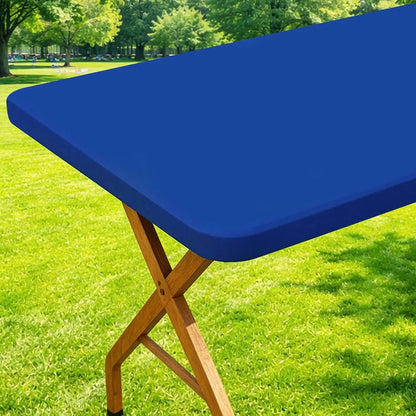 üçñStretch Fabric Table Top Cap Cover ‚Äì Elastic Edge, Waterproof & Reusable