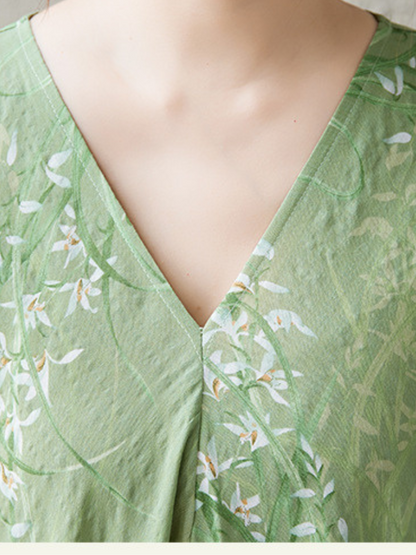 Women's  Summer Spirit and Bold Style Kaftan Dress