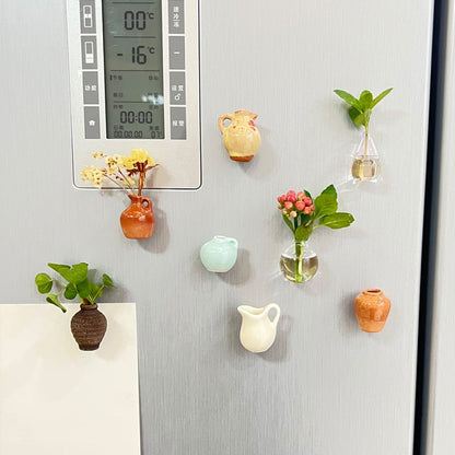 üéÅEarly Christmasüå∏ Mini Ceramics Vase Fridge Magnet