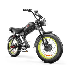 Dual-Drive Electric Bike | 48V 2000W Twin Motor, 23Ah Battery, 55-70KM Range