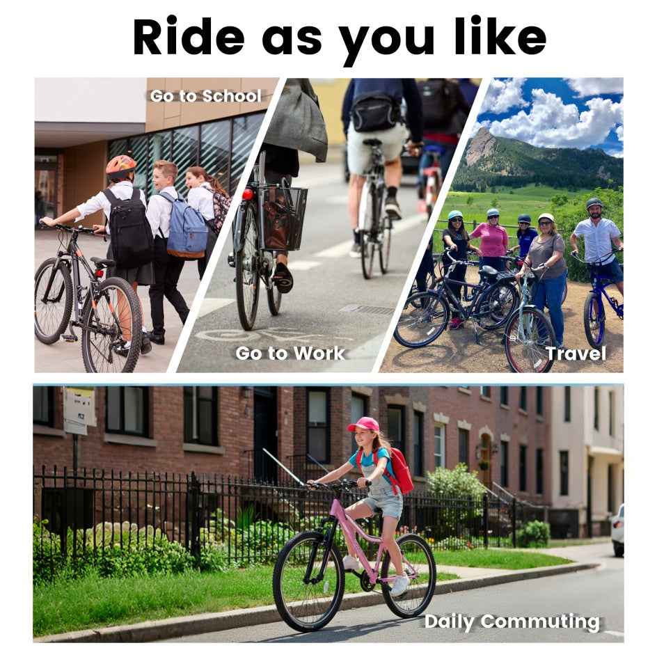 Mountain Bike for Men, Women & Teens | 21-Speed, Dual V-Brakes & Front Suspension