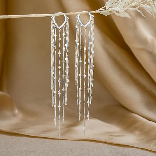 üî•Limited Time 40% Off‚ú®14K Gold Plated Long Tassel Earrings for Women