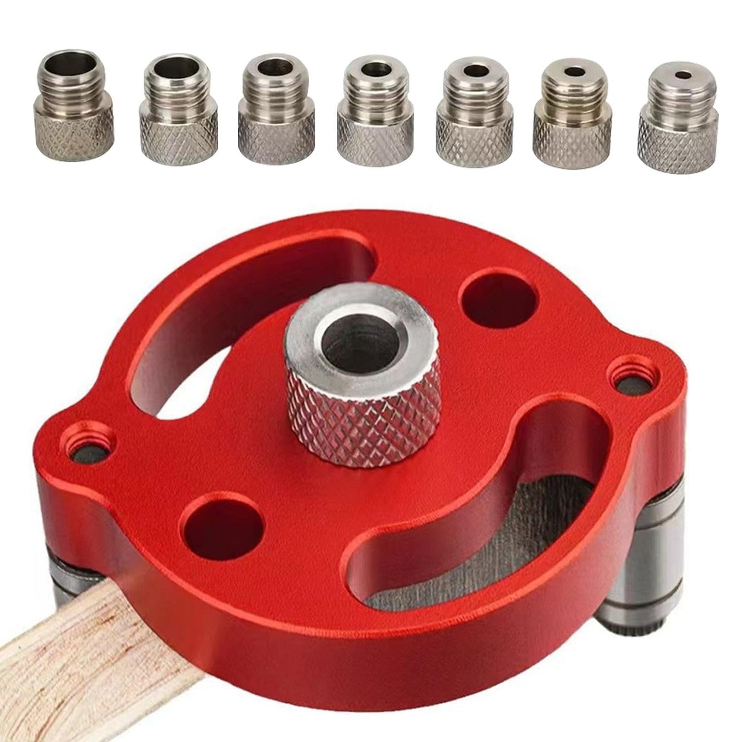 Self-Centering Doweling Jig‚Äî‚Äîwith free 8 Interchangeable Bushings